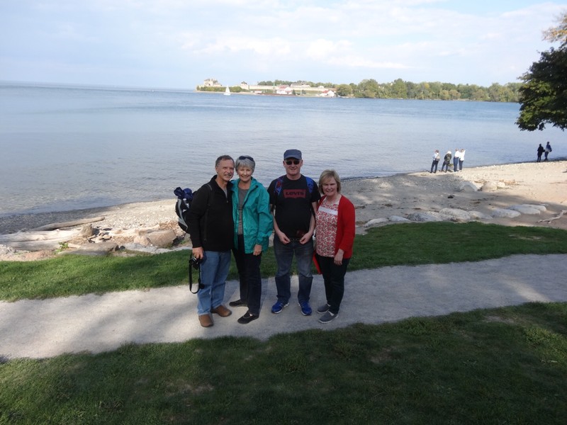 Niagara on the Lake with new Irish friends