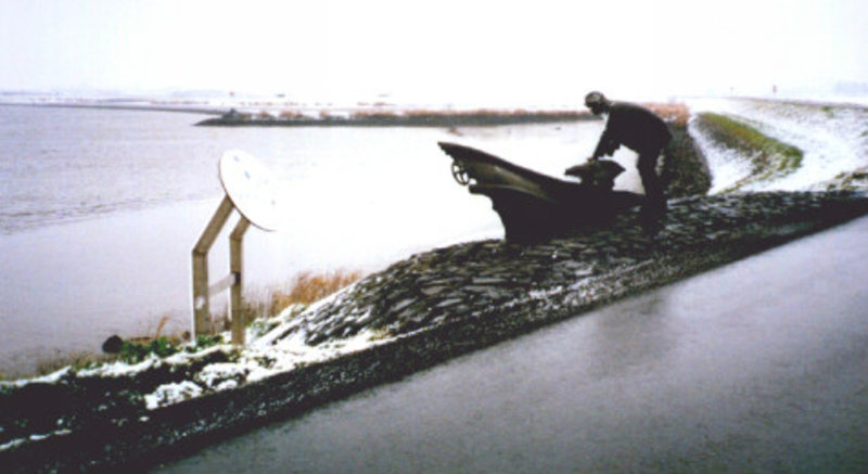 Flood of 1953 in Nieuwerkerka/d IJssel