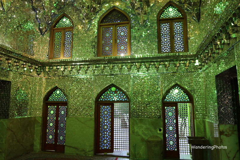 Mirror-tiled Interior Ali-ibn-hamzeh Shrine - Shiraz