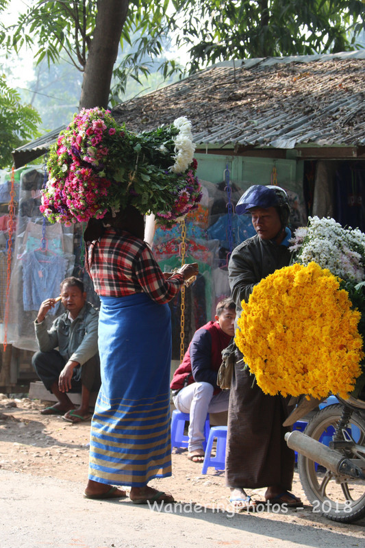 Flower Market - Mandalay 