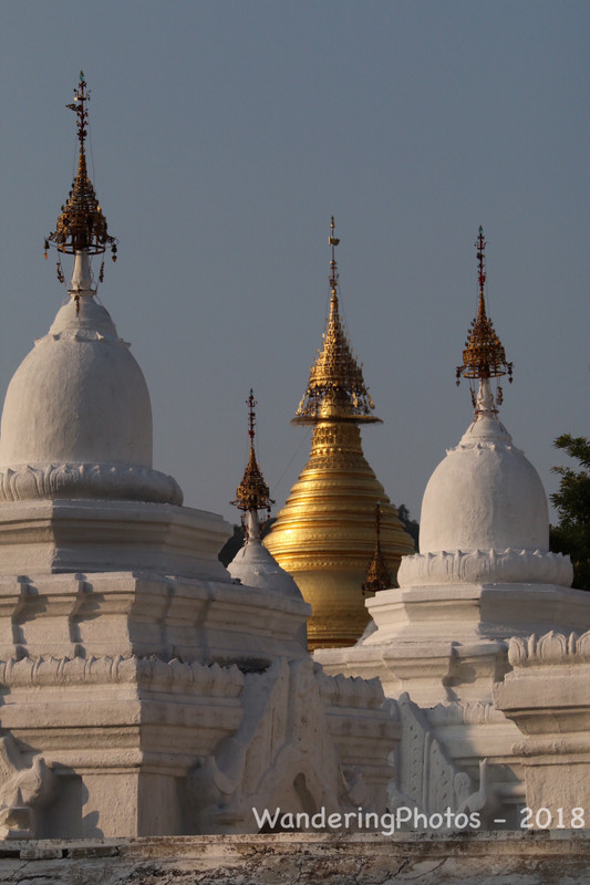 Stupas at a Buddhist Temple