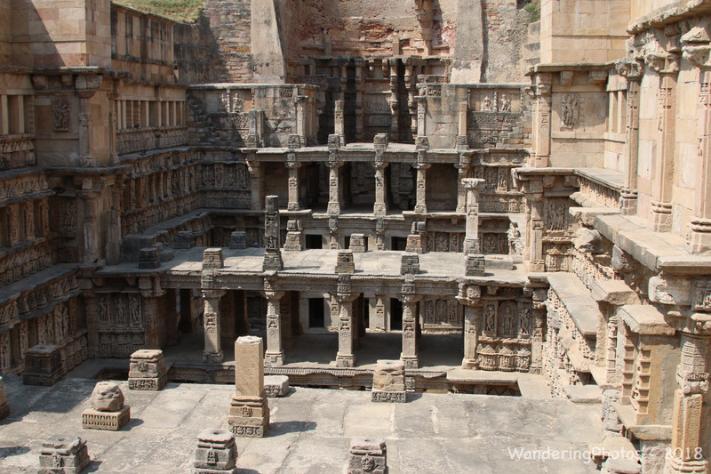 Carvings at the lower levels of the Rani Ki Vav Stepwell