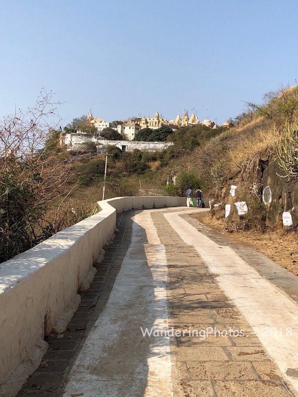 Almost there!! - Palitana Jain Temple