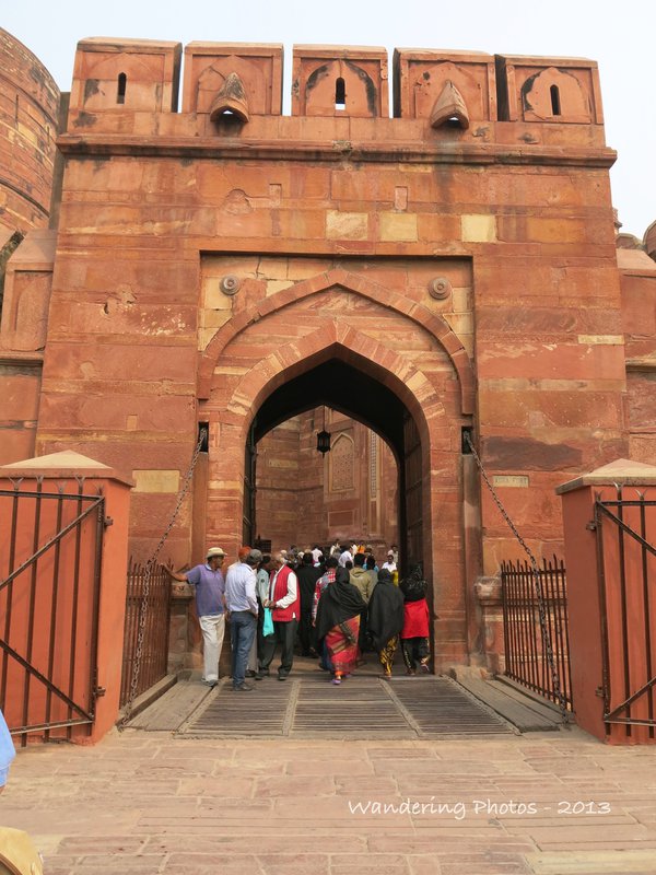 The Amar Singh gateway into Agra Fort