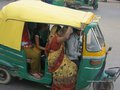 It's amazing how many people you can fit in an auto-rickshaw