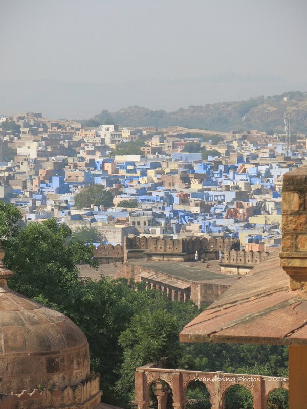 View over the 'Blue City' of Jodhpur from Mehrangarh Fort