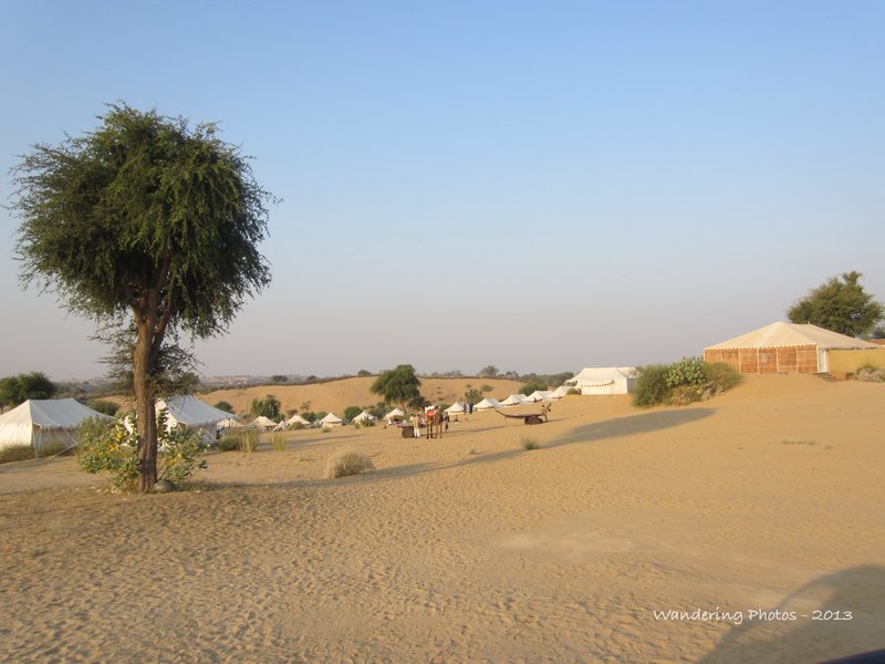 General view across Manvar Desert Camp 