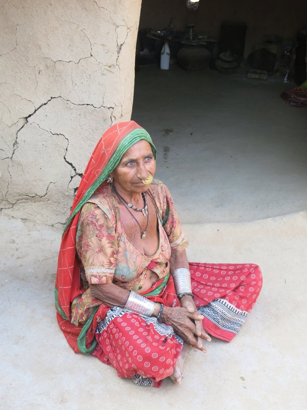 The grandmother of the Bishnoi tribal family