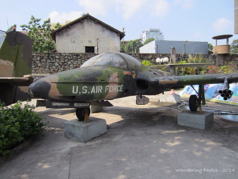 US fighter jet - War Remnants Museum - Saigon