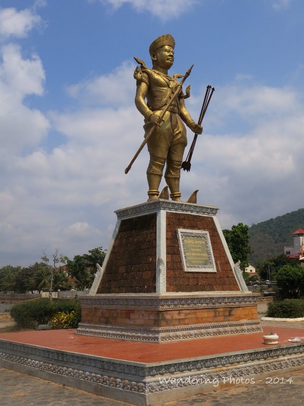 King Norodom Statue on the seafront - Kep Cambodia