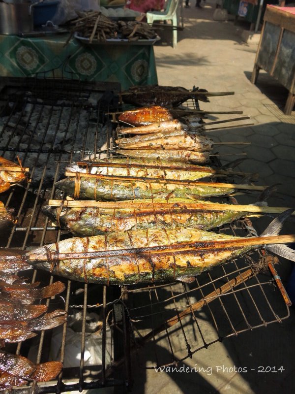 Grilled fish in the Crab Market  - Kep Cambodia