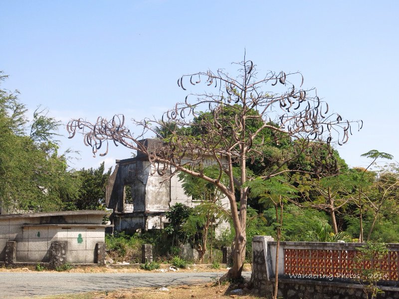 Abandoned former French villa - Kep Cambodia