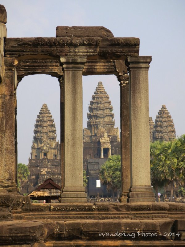 Artistic view of the Towers of Angkor Wat