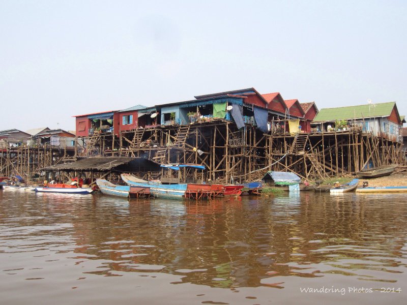 Stilt house at Kompong Khleang Tonle Sap Lake