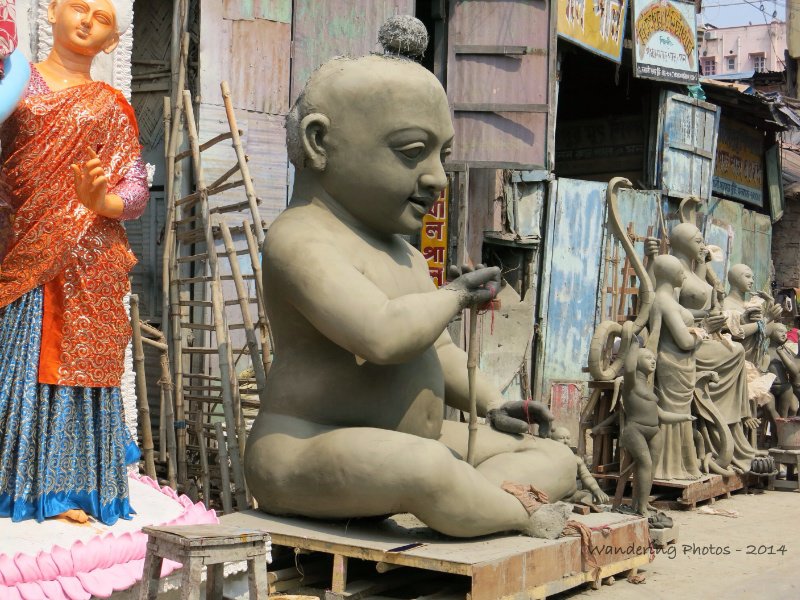 Buddha statue making