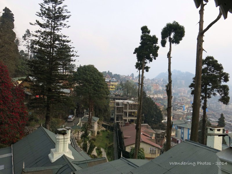 View across Darjeeling from our hotel