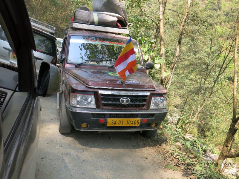 Narrow roads in Sikkim