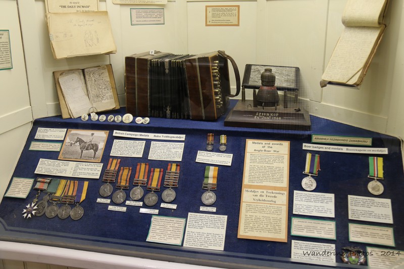 Boer war medal collection at the Siege Museum
