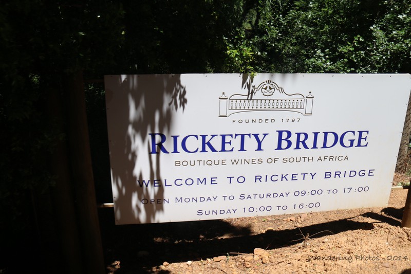 Rickety Bridge Winery - Franschhoek