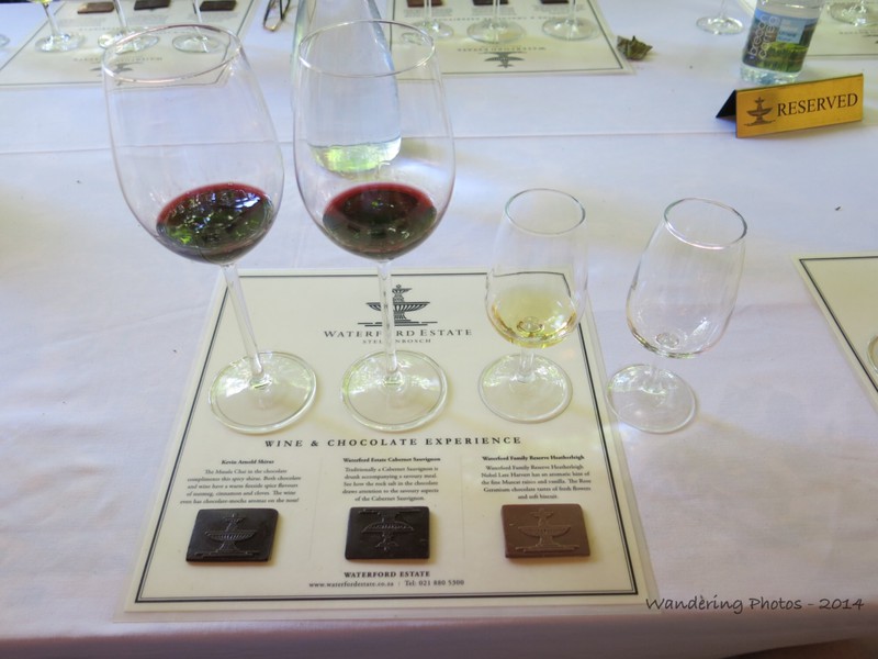Wine & Chocolate Pairing Tasting - Waterford Estate Stellenbosch