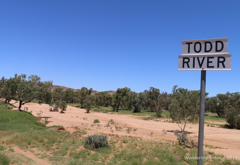 The dry river bed of the Todd River - Alice Springs