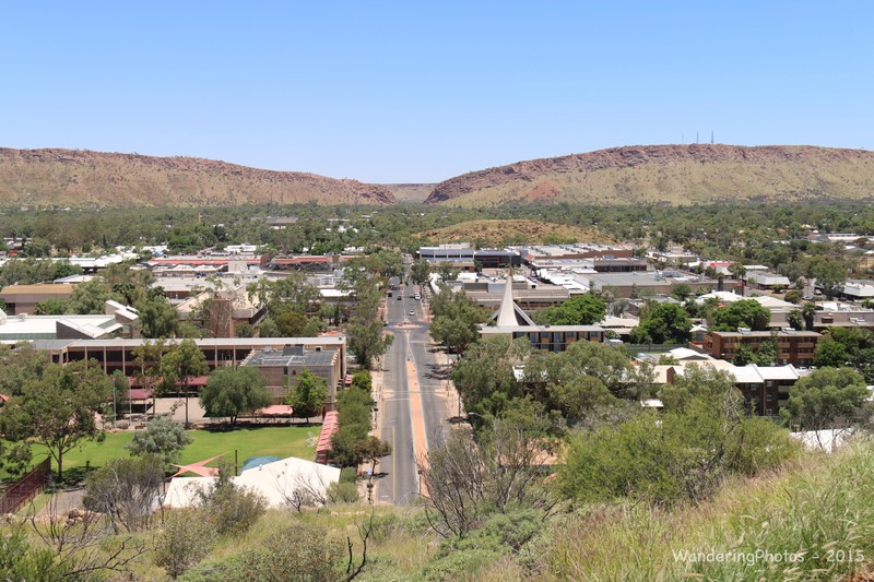 Across Alice Springs from Anzac Memorial Hill