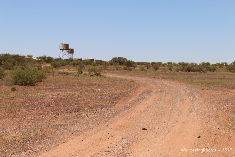 Isolated cattle stations in the Outback