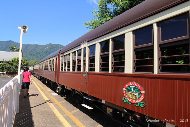 The Kuranda scenic railway train