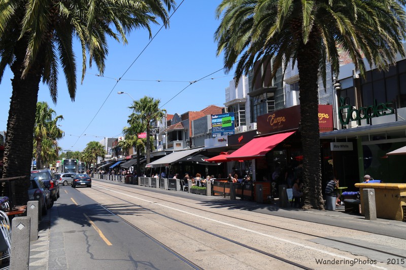 Acland Street, St Kilda - beach area of Melbourne