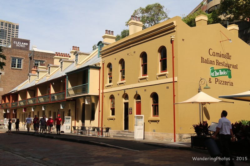 Old buildings in the Rocks area of Sydney