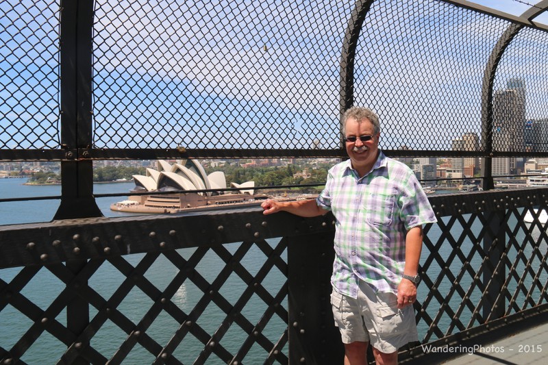 WanderingPeter on the Sydney Harbour Bridge