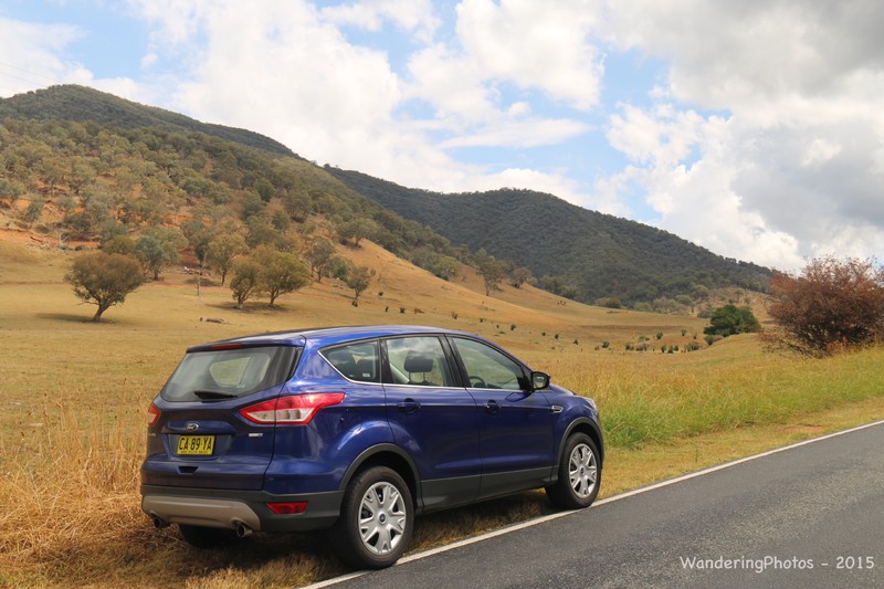 Our hire car - a Ford Kuga