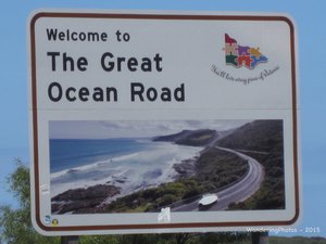 The start of the Great Ocean Road
