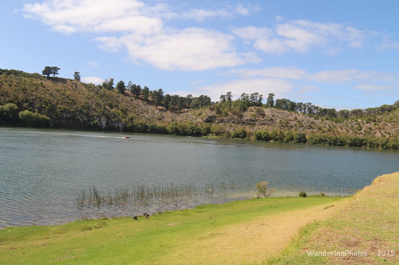The green-coloured Valley Lake - Mount Gambier