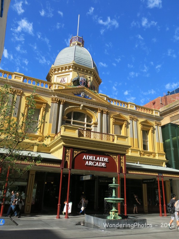 Shopping arcade in Adelaide