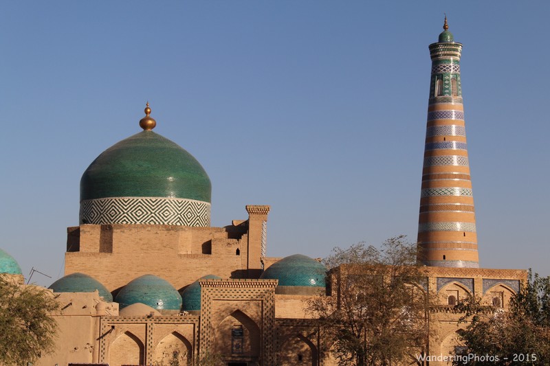 Islam Khoja Minaret & the Pakhlavan Mahmud Mausoleum - Khiva