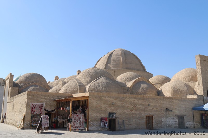 Domed-roof bazaar in Bukhara