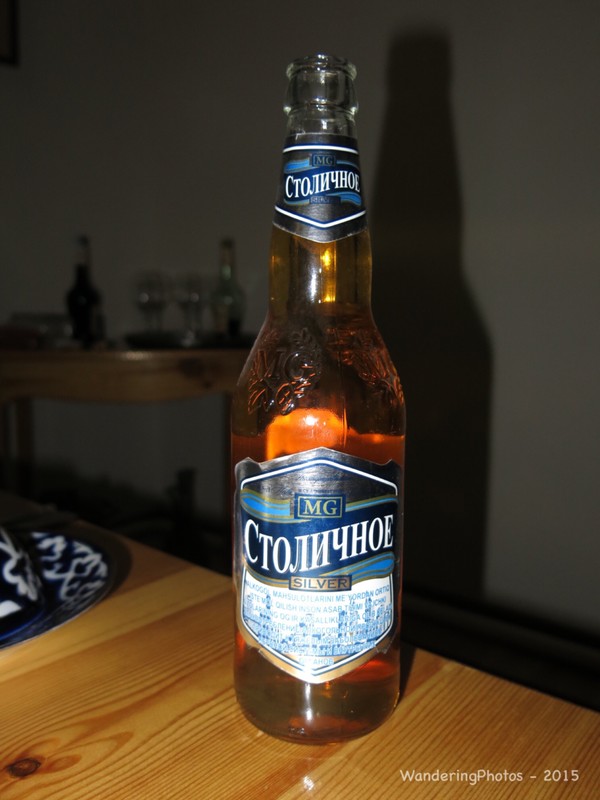 Refreshing Uzbek beer