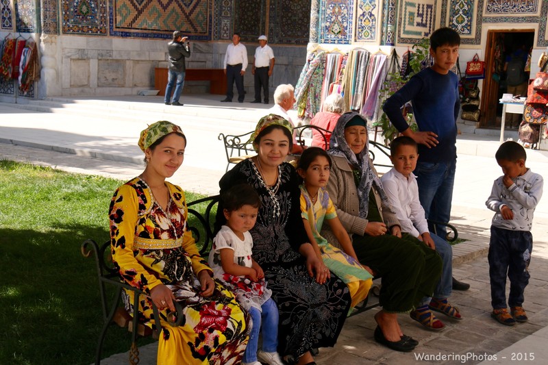 Locals in Samarkand