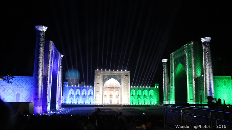 Sound & Light show - Registan Square 