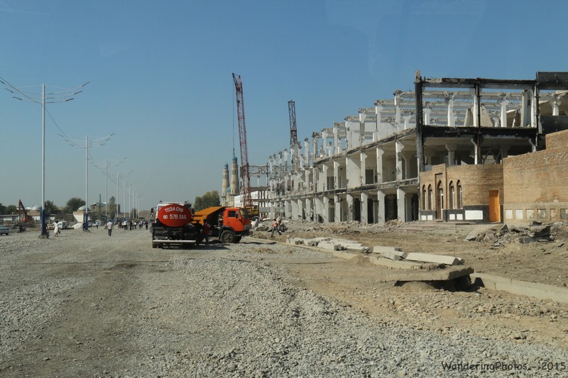 Totally demolished Central Market - Andijan