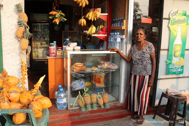 Small local shop in Negombo