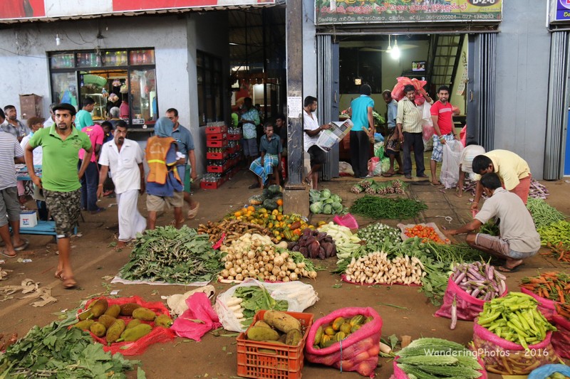 Colourful fruit and vegetables atthe market - Dambulla