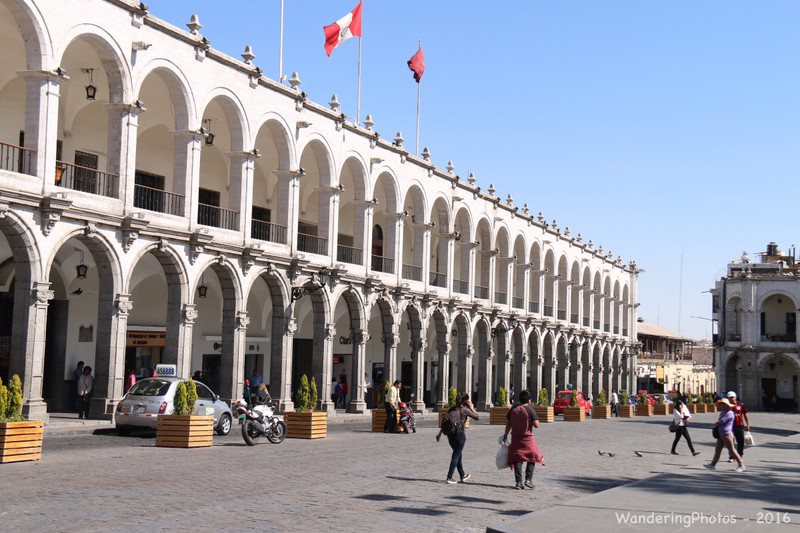 Main square with arcades - Arequipa