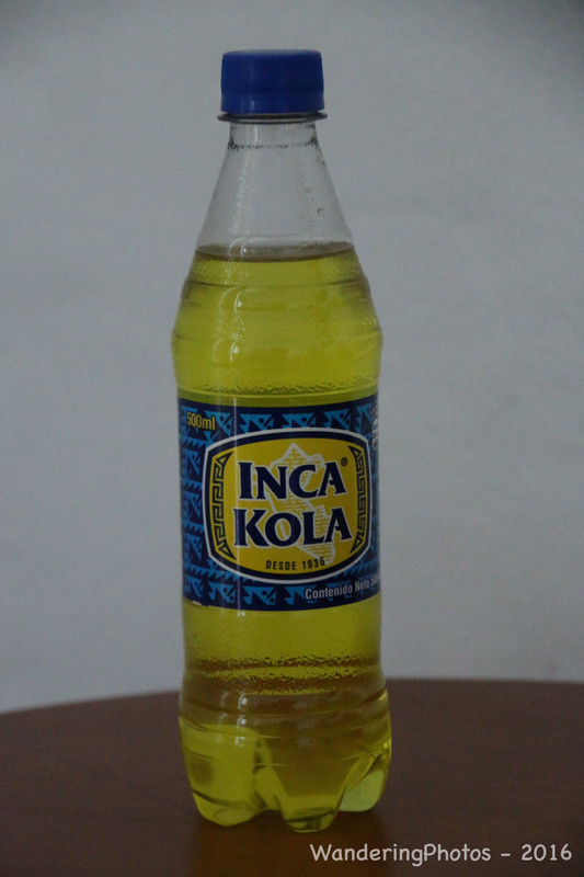 The brightly coloured Inka Kola