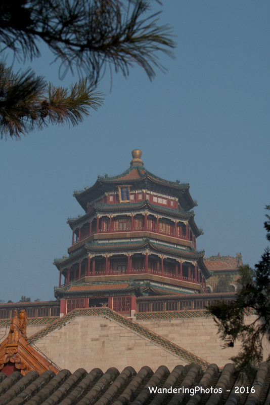 Tower of Buddhist Incense on top of Longevity Hill - Summer Palace Beijing China