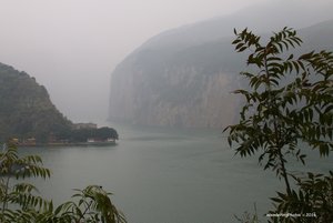 Entrance to the Qutang Gorge - Yangtze River China