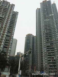 Apartment blocks in the mega-city of Chongqing