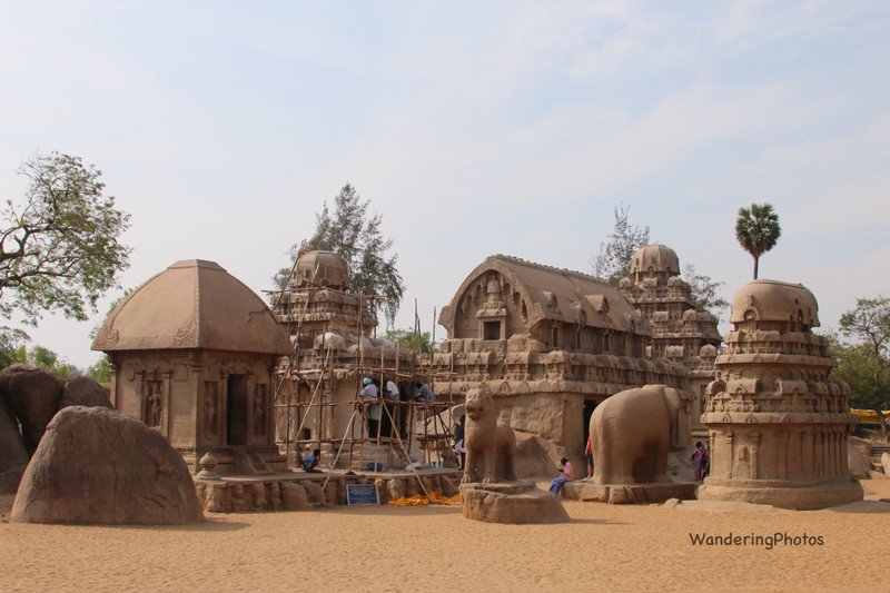 Five Rathas & Shire Temple - Mahabalipuram 
