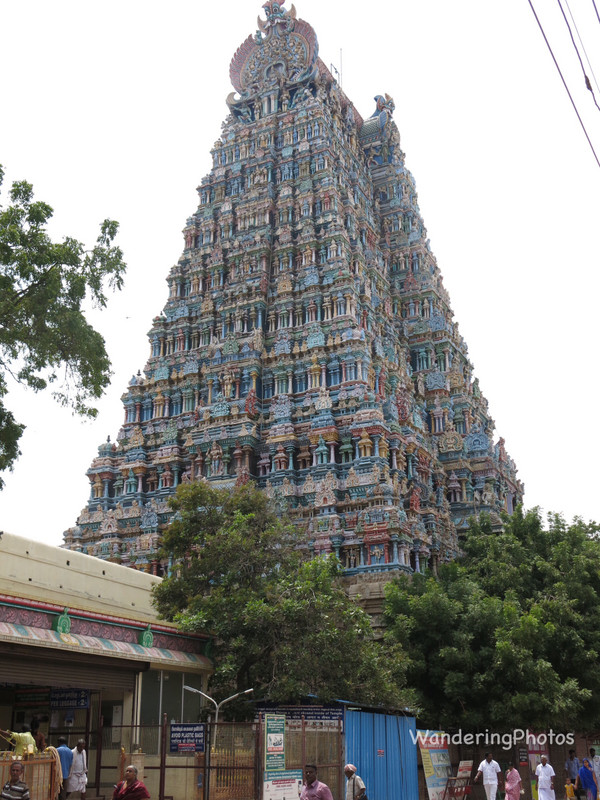 Colourful Gopurams - Meenakshi Amman Temple Madurai Tamil Nadu